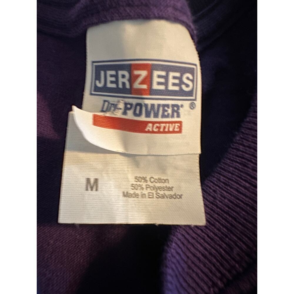 Clemson Football Size Medium Women's Official Tee Purple and Orange Tiger Paw - Picture 2 of 9